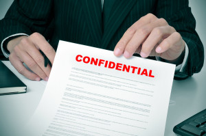 Employee stealing company's confidential information