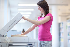 unpaid intern making photocopies for employer