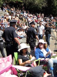 Police Officers Interacting with Citizens