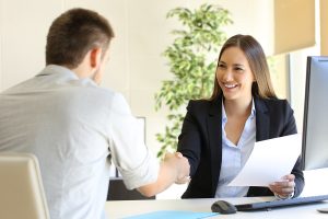 Candidate offered job at end of interview